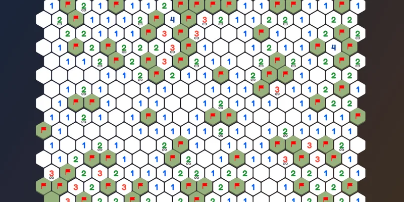 Can you play hex minesweeper without guessing?